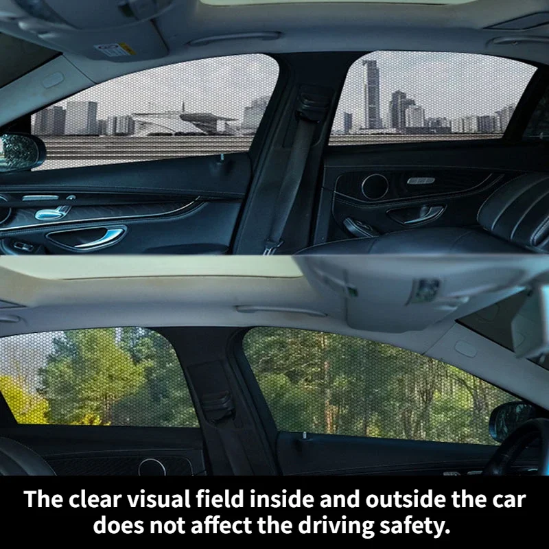 Mesh Sun Visor Protection Window Films Car Sun Shade 2/4pc Styling Accessories Auto UV Protect Curtain Side Window