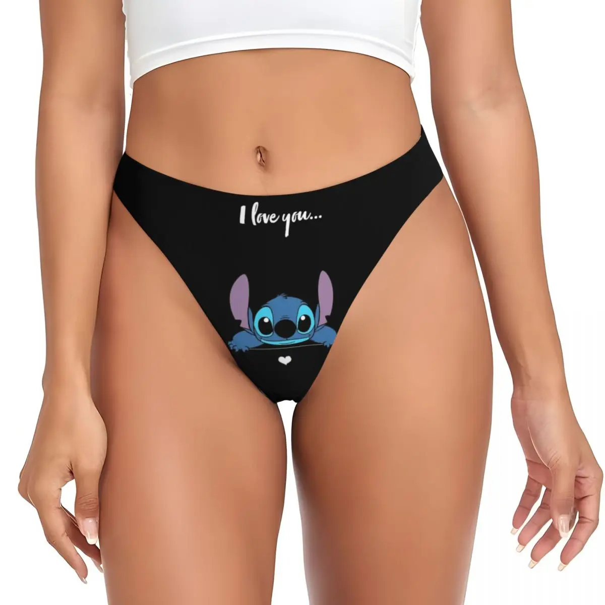 Cute Stitch G-string Underwear Womens Comfortable Stretch Cartoon Thong Panties women panties female underwear womens underwear