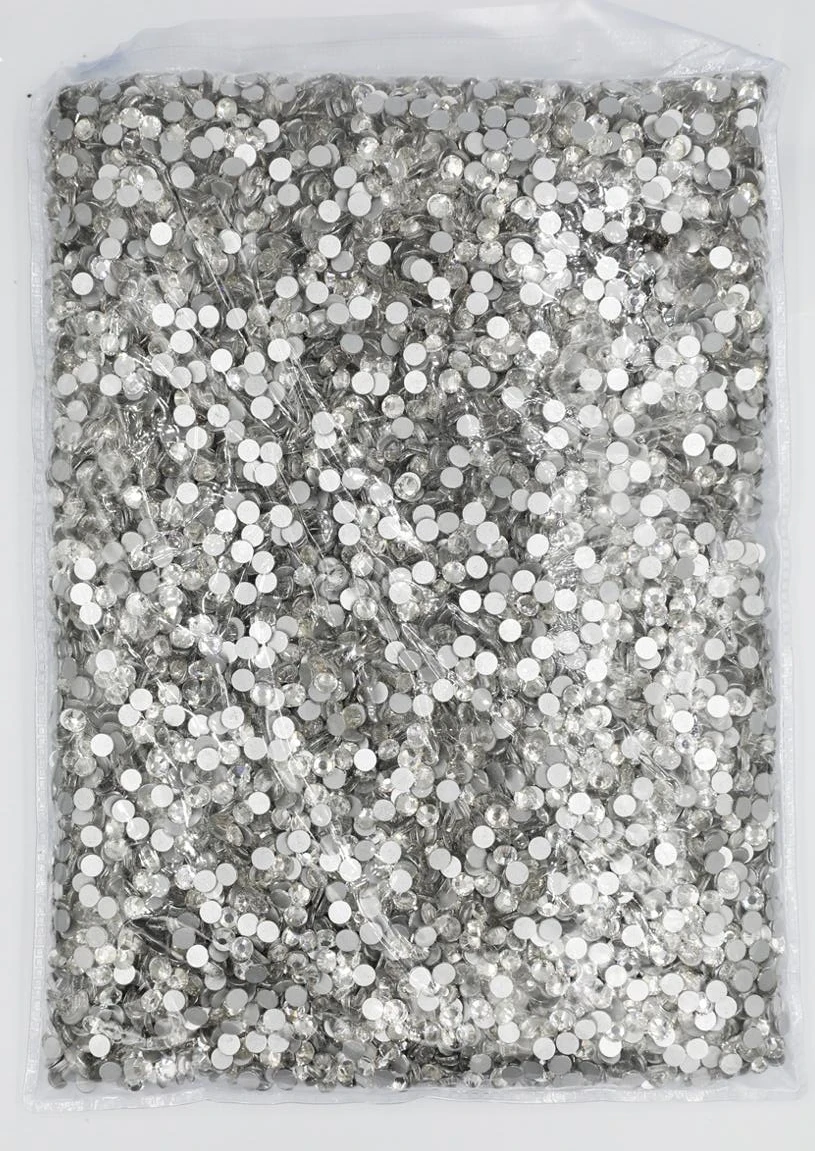 100Gross Bulk Big Package 14400pcs/Bag Flatback Crystals AB Nail Rhinestones For Nails 3D Nail Decorations SS3-SS20 Glass Gems
