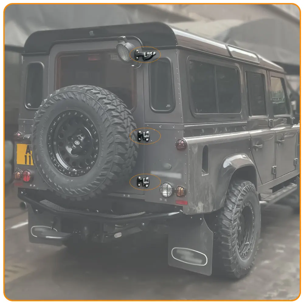 Land Rover 90 gegalvaniseerd chassis Basic of Premium