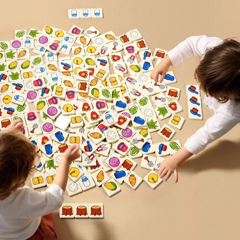 Giochi da tavolo, giochi di carte casuali, puzzle in legno, giochi di abilità con le pecore, giochi multigiocatore, interattivi genitore-figlio, per l'allenamento del pensiero, giocattoli di intrattenimento - immagine 3