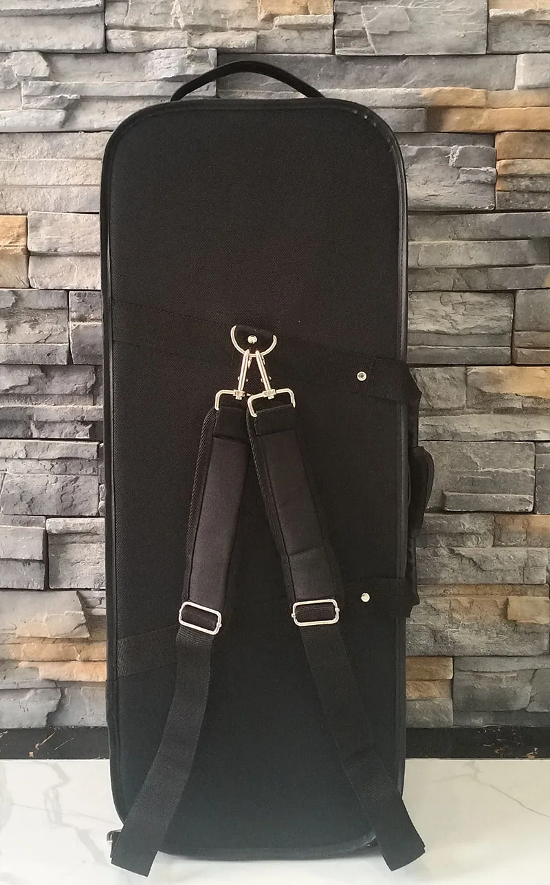16.5 inch Double Viola Box with Oversized Accessory Box for Shoulder Rest square box waterproof material viola case