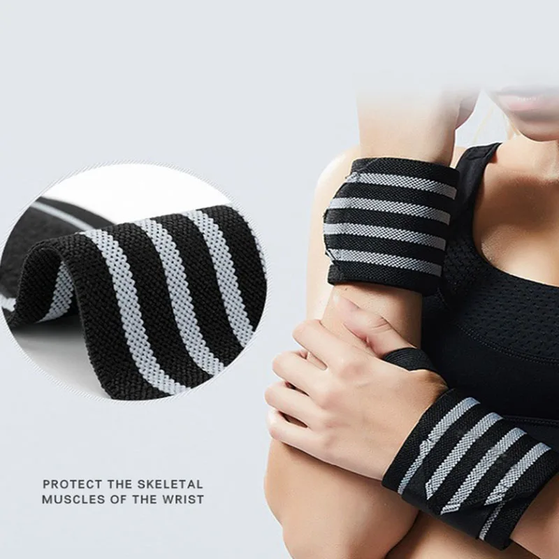 A pair of wrist guards gym anti sprain protective equipment Velcro breathable wrist joint protective equipment for Wristband
