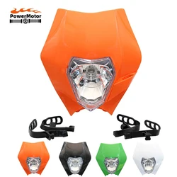 For KTM Headlight Plate Motorcycle EXC 300 250 XCW 350 SX XC 2014-2016 Motocross Pit Dirt Bike Tuning Parts Enduro Headlight