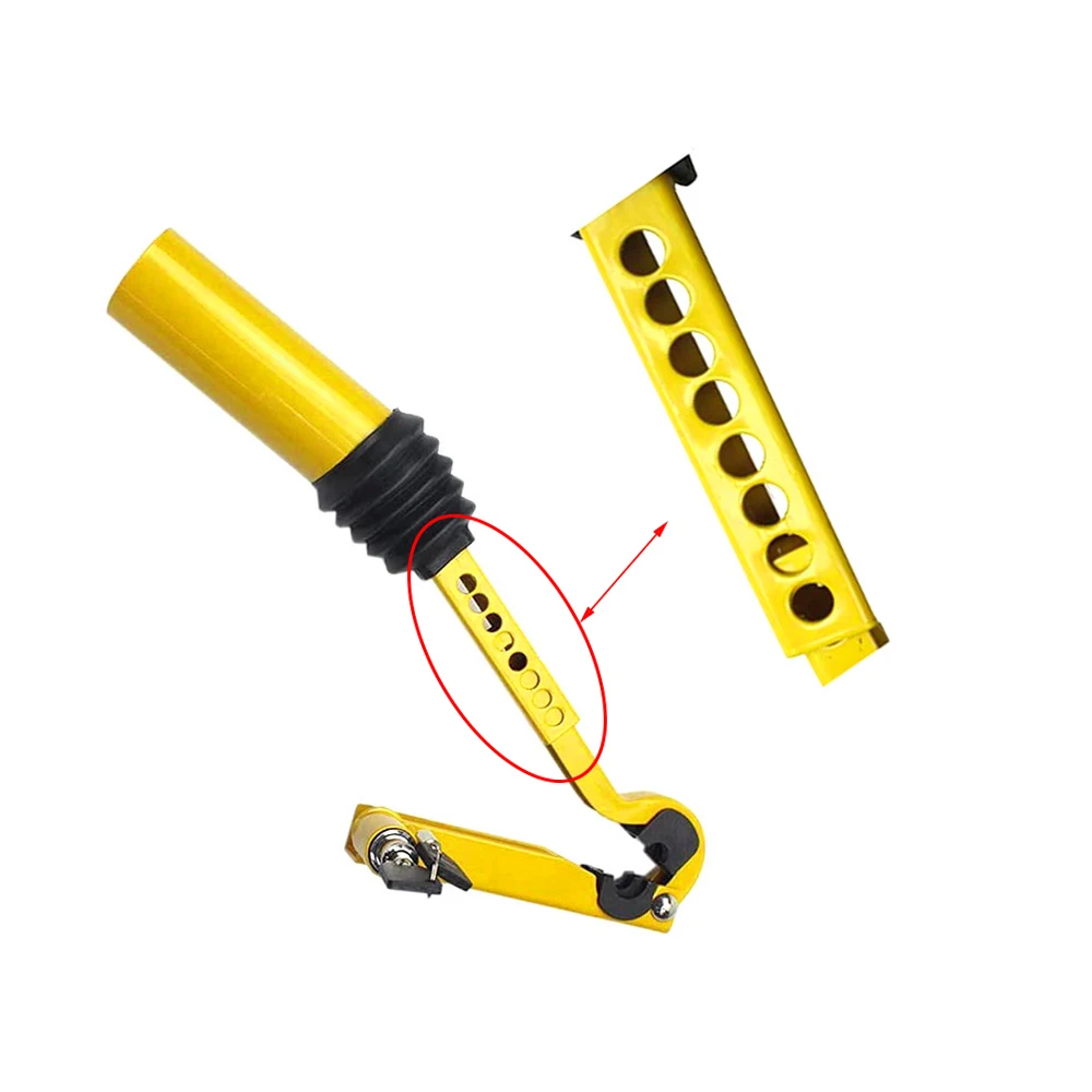 Universal Car Handbrake Shift Lock Stainless Steel Anti-Theft Strong Security Auto Car Accessories for SUV Trailer Truck Lock