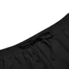 Summer Men's Casual Shorts Cotton Blended Long Elastic Waist Loose Pocket Drawstring 3/4 Length Shorts Daily Street Wear 5