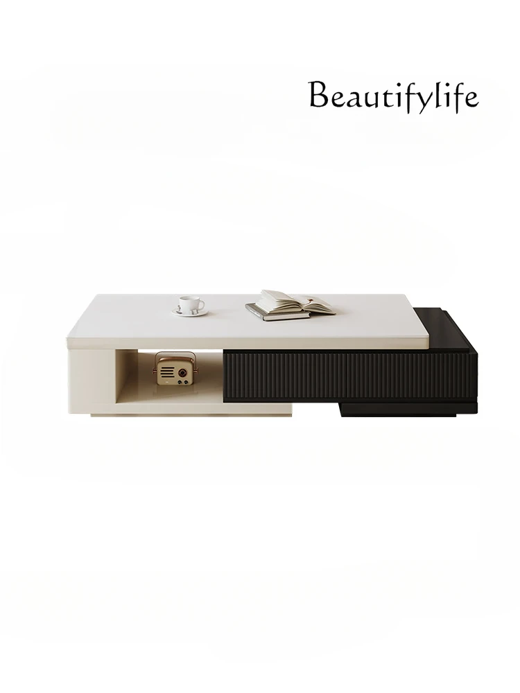 

Coffee Table Living Room Home High-Grade Nordic Italian Small Apartment TV Cabinet Simple Modern Light Luxury