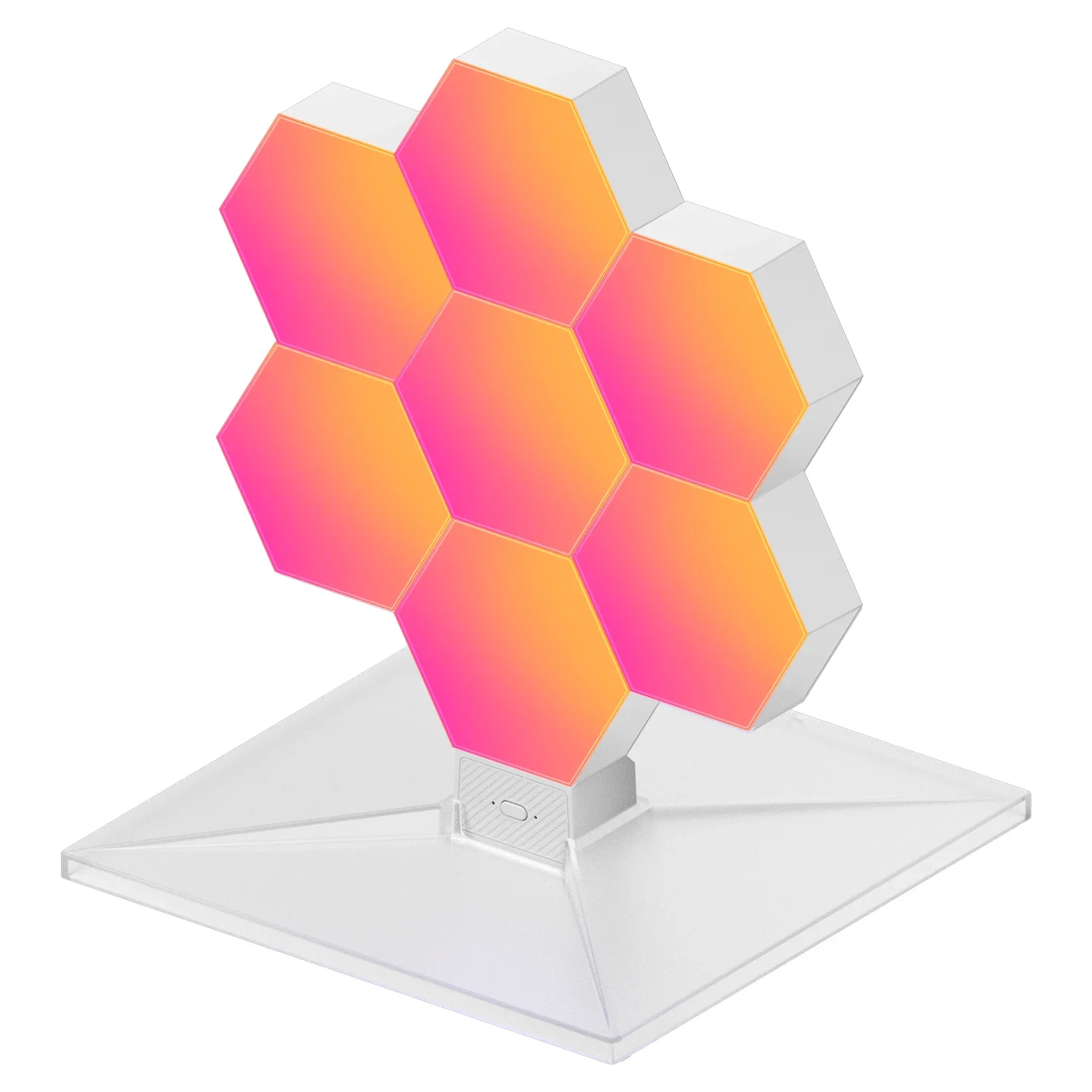 LifeSmart Smart Hexagonal Modular Led Light Panels Cololight Lamp Bedroom Rhythm Edition Work with HomeKit, Google, Alexa, 7 pcs