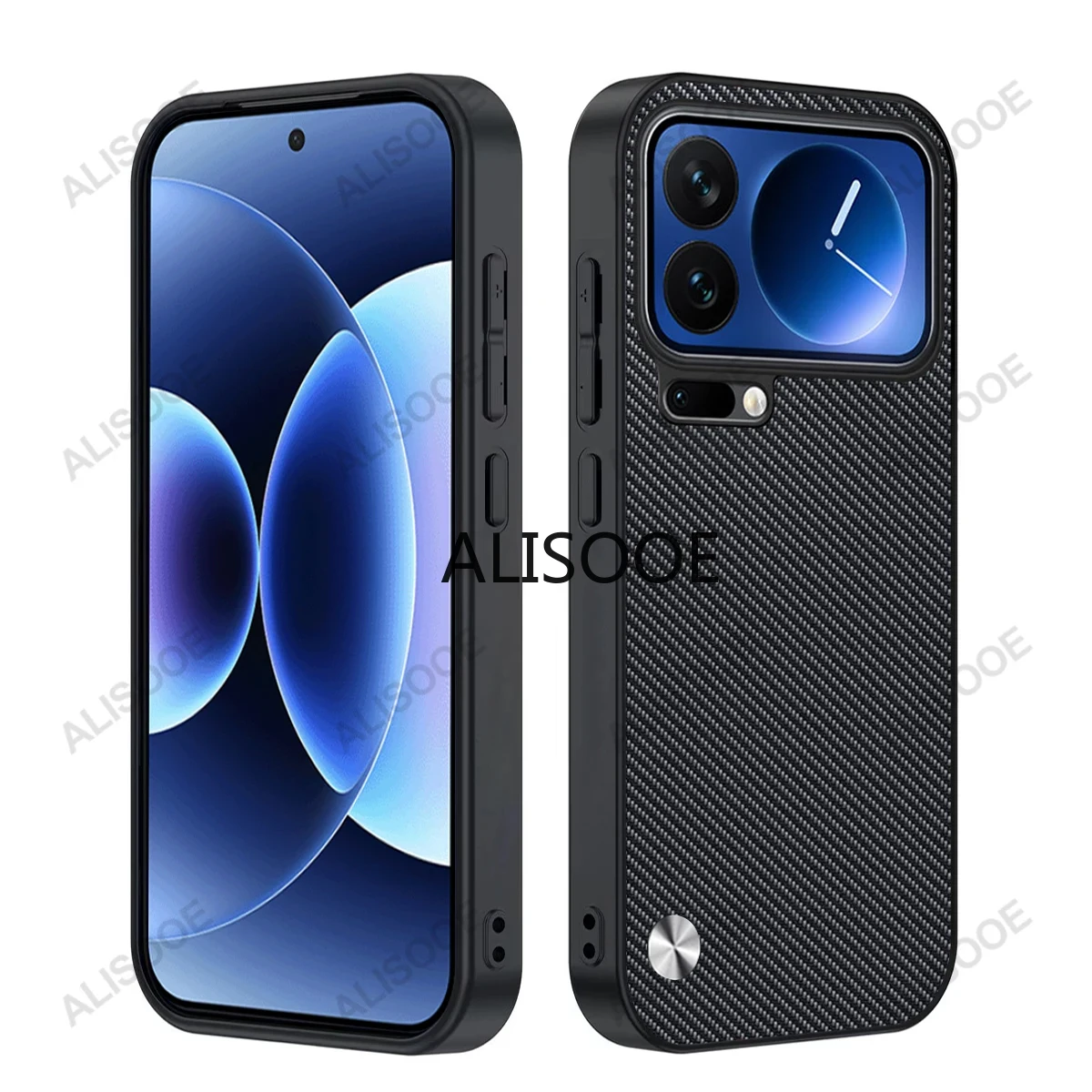 Luxury Fiber Texture PU-Leather Protective Case Cover