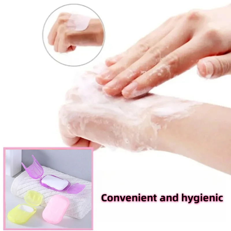 Disposable Soap Paper For Traveling Soap Paper Washing Hand Mini Paper Soap Scented Slice Sheet Bath Cleaning Supplies