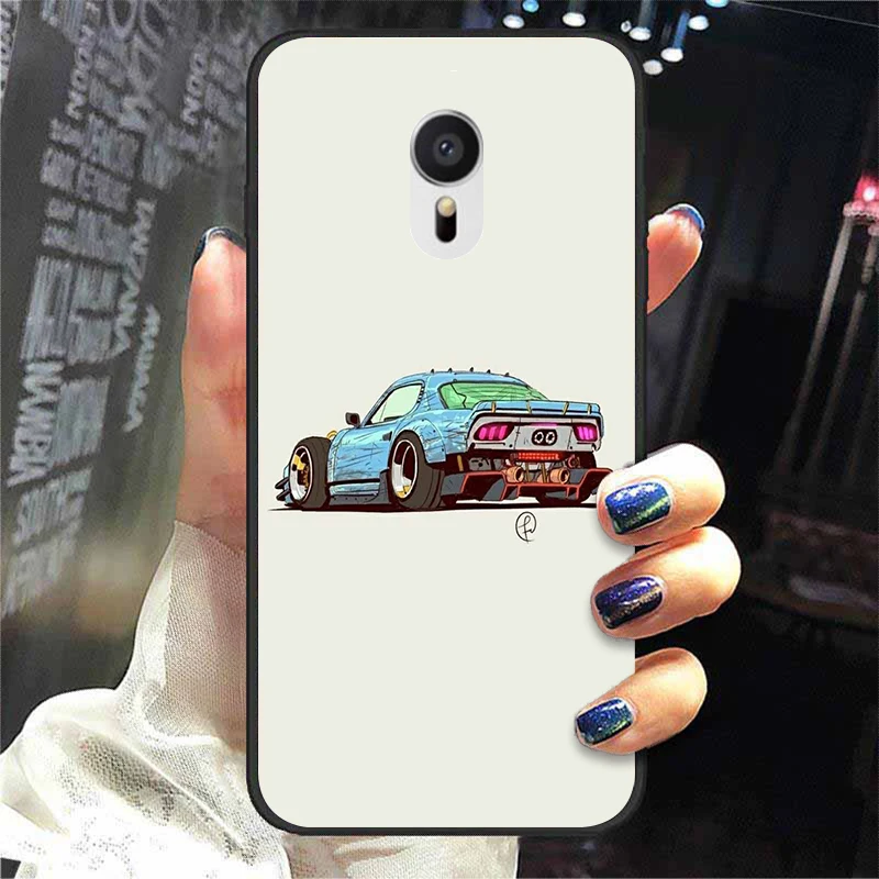 Silicone Phone Case For Meizu MX5 MX6 Cases Soft Cover Fundas For meizu mx5 mx6 Shell Fashion Cool JDM Sports Car Bumper best meizu phone cases Cases For Meizu