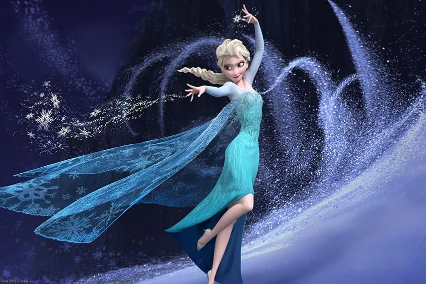 Disney mrożone tło urodziny tło dla dziewczyny Elsa Anna księżniczka fotografia tło baner imprezowy boże narodzenie tło