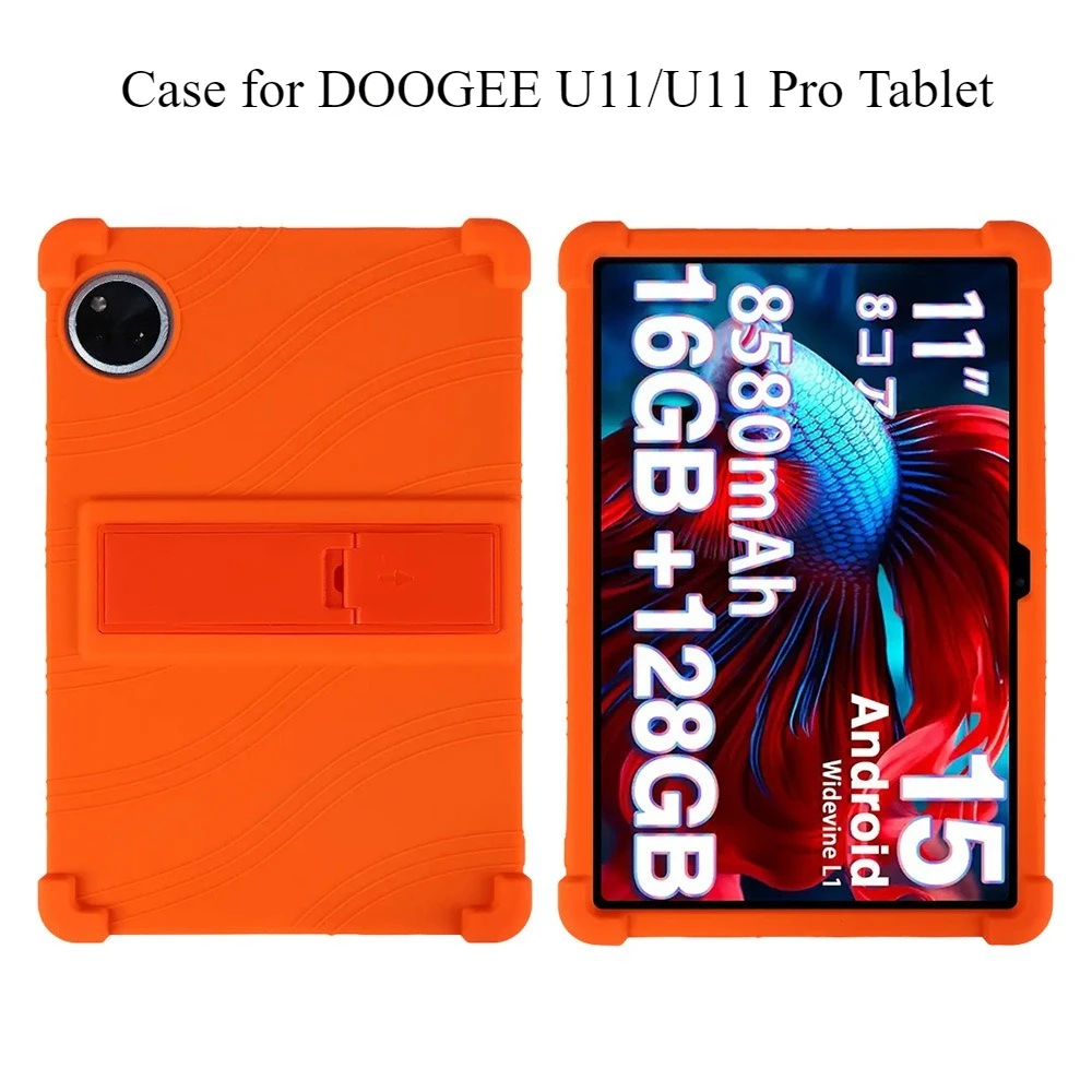 Premium 11 Silicone Multi-Angle Stand Full Body Protective Soft Case