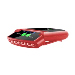 LED Rechargeable Mini Clip - On Cap Light - Hands - Free Headlamp for Fishing, Camping, and Outdoor Adventures (DX - 18 Red)