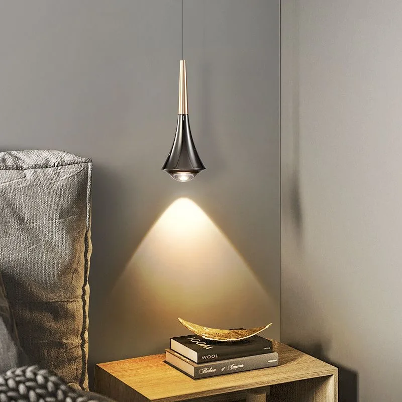 

Modern Pendant Lights Aluminum Height Adjustagble Bedroom Bedside 7w LED Hanging Lamp Indoor Industrial Lighting Fixtures