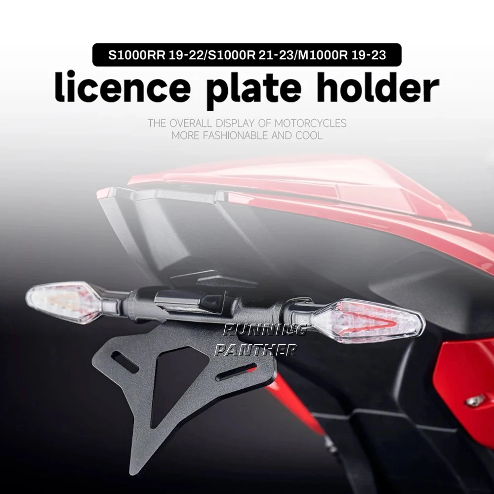 For BMW S1000R S1000 R M1000R M 1000 R S1000RR s1000rr Tail Tidy Fender LED Light Motorcycle License Plate Holder