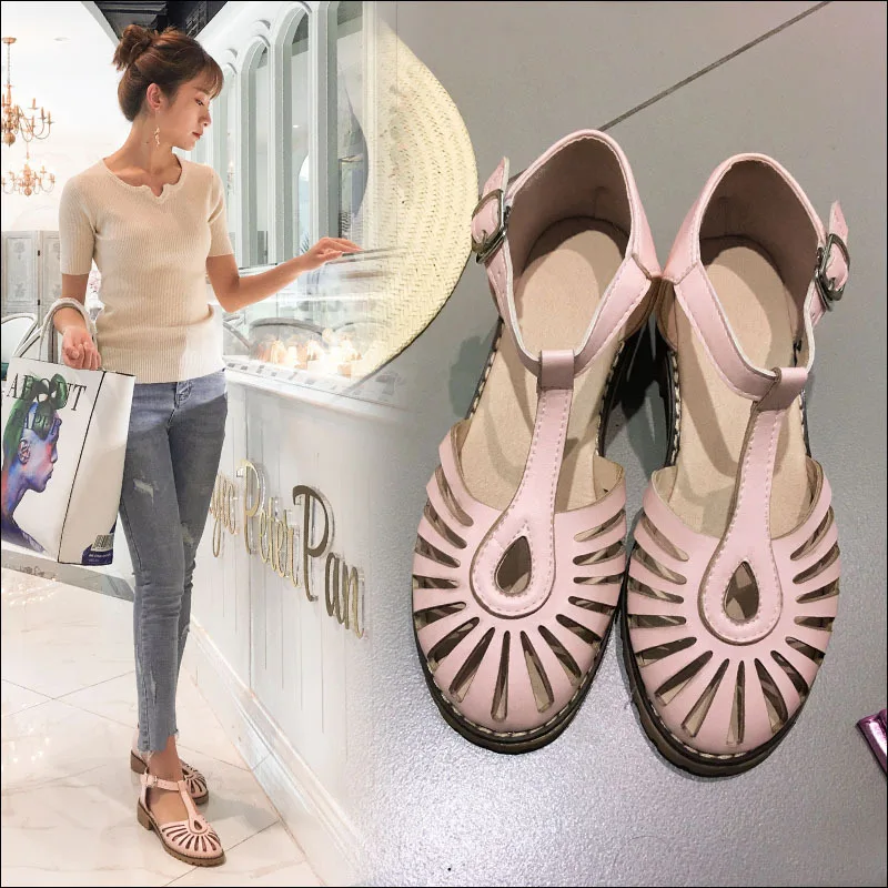 

Женские Босоножки на каблуке, бежевые босоножки на плоской подошве, удобная модная однотонная обувь в римском стиле, большой размер, черные, 2024