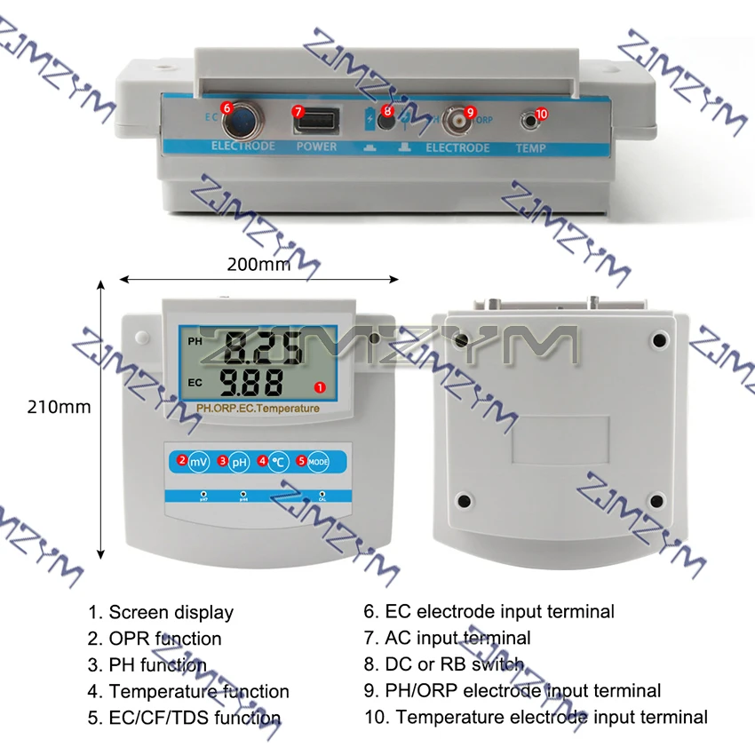 , ,  PHS-26C  , PH ORP TDS EC CF ġ ž µ ׽ , 6 in 1