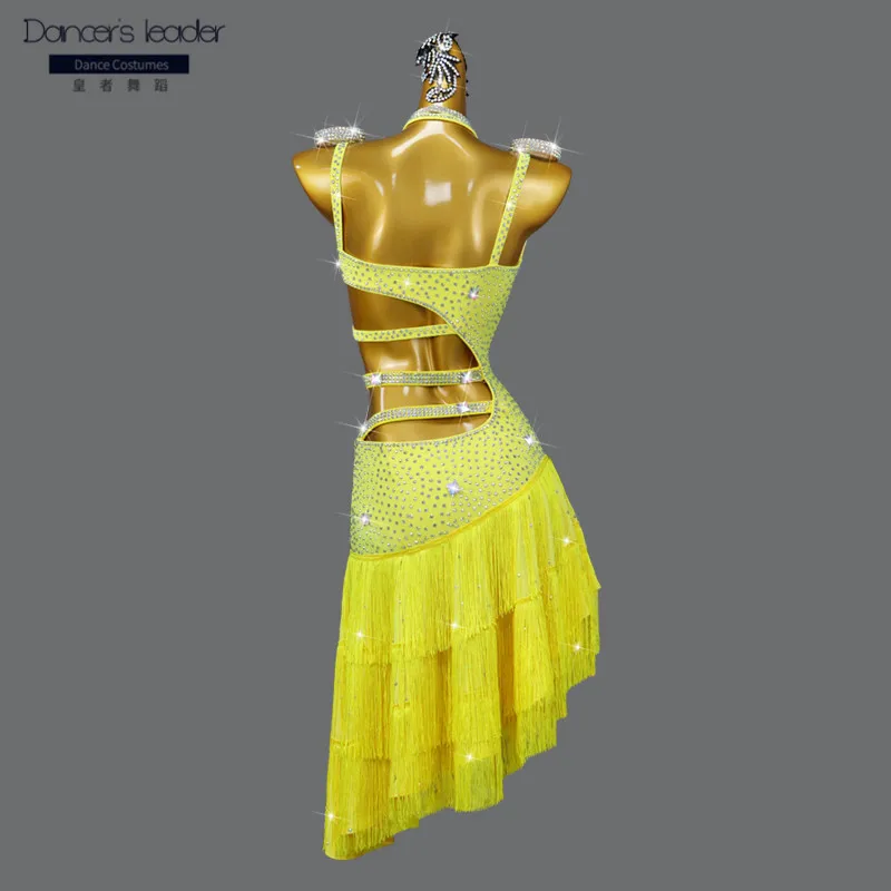 Gonna Latina A Vita Alta Con Volant - Per Ballo Salsa, Tango, Performance