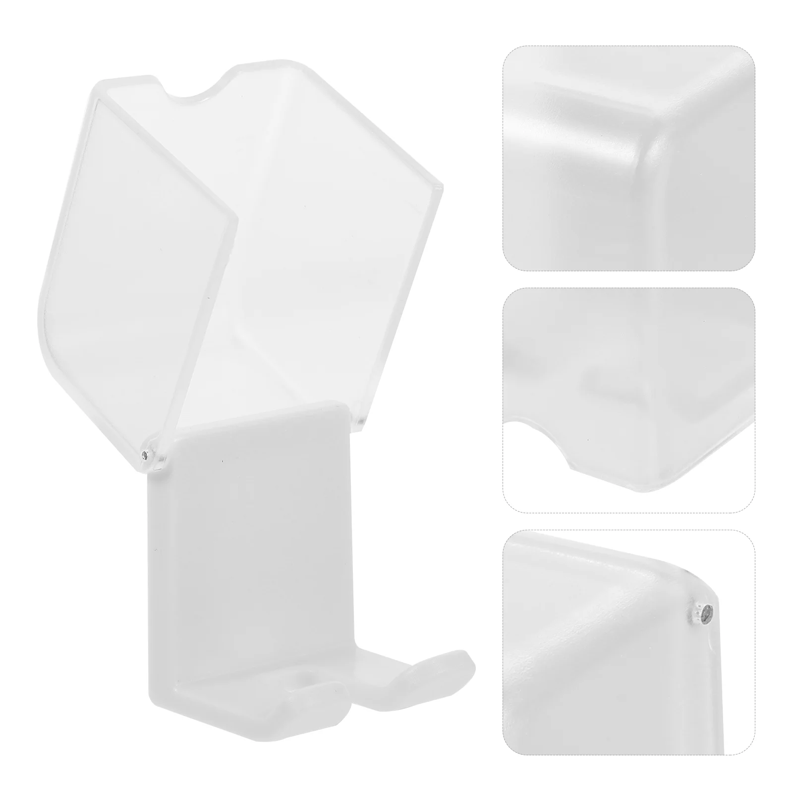 

4 Pcs Toothbrush Holder Electric Holders for Bathrooms Plastic No Punch Adhesive