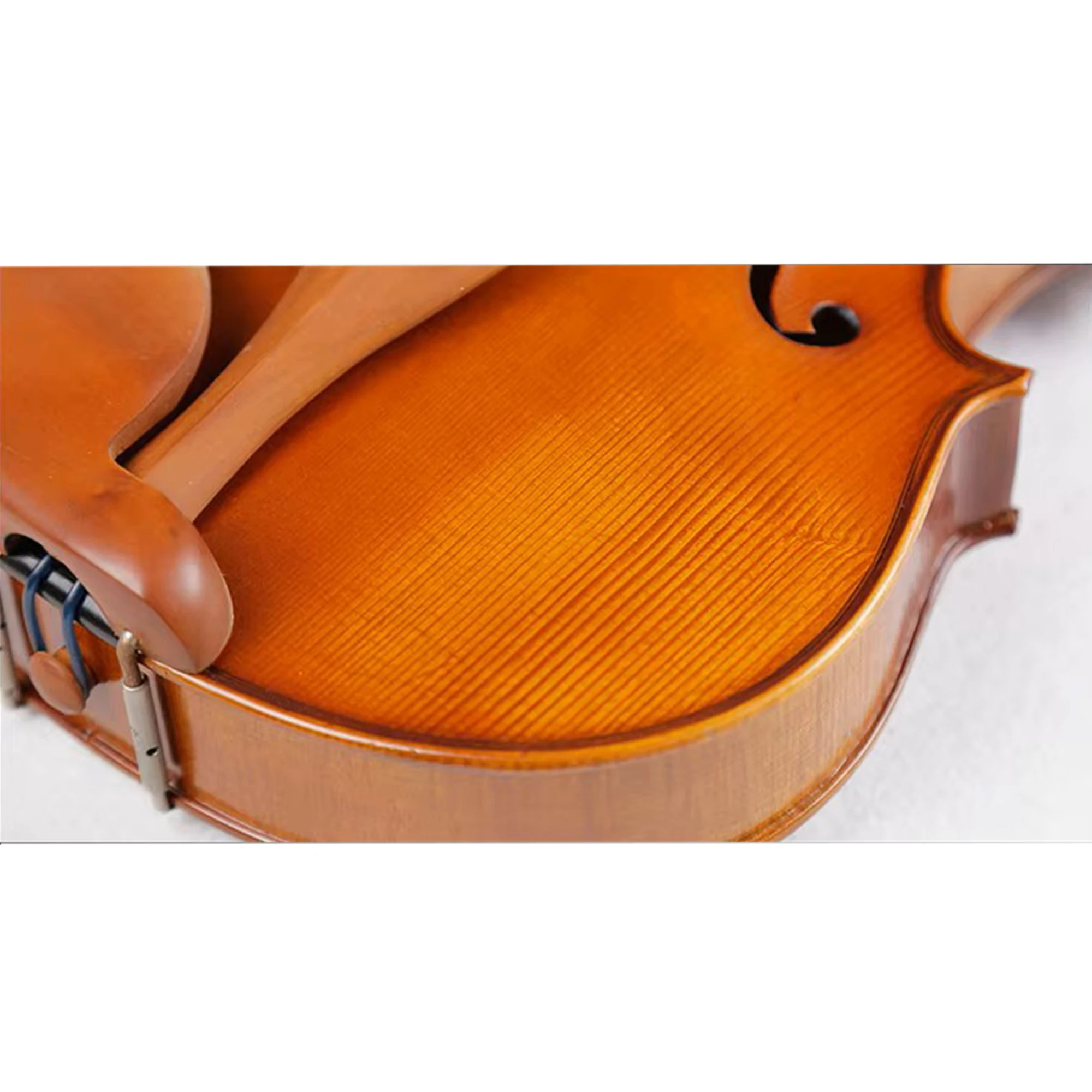 Handmade Antique Viola with Piano Case and Strings Maple, Natural Flame Matte String Instrument Viola 15-16inch