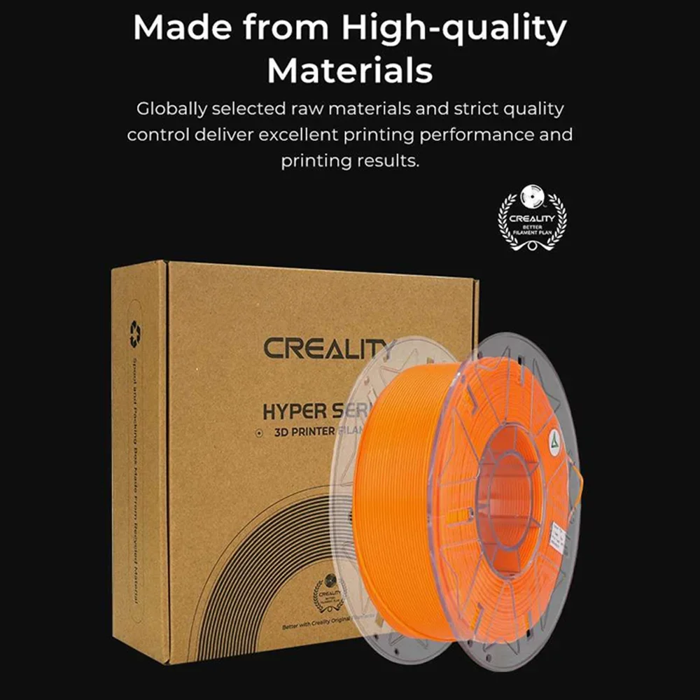 Creality Hyper PLA RFID 필라멘트 1.75mm 1KG 고속 인쇄 풍부한 색상 RFID 태그 K2 Plus 콤보용 3D 프린팅 필라멘트