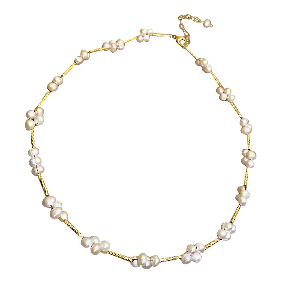 

Necklace Cutains Woman Pearl Adjustable for Girls Zinc Alloy Jewelry Accessory Necklaces