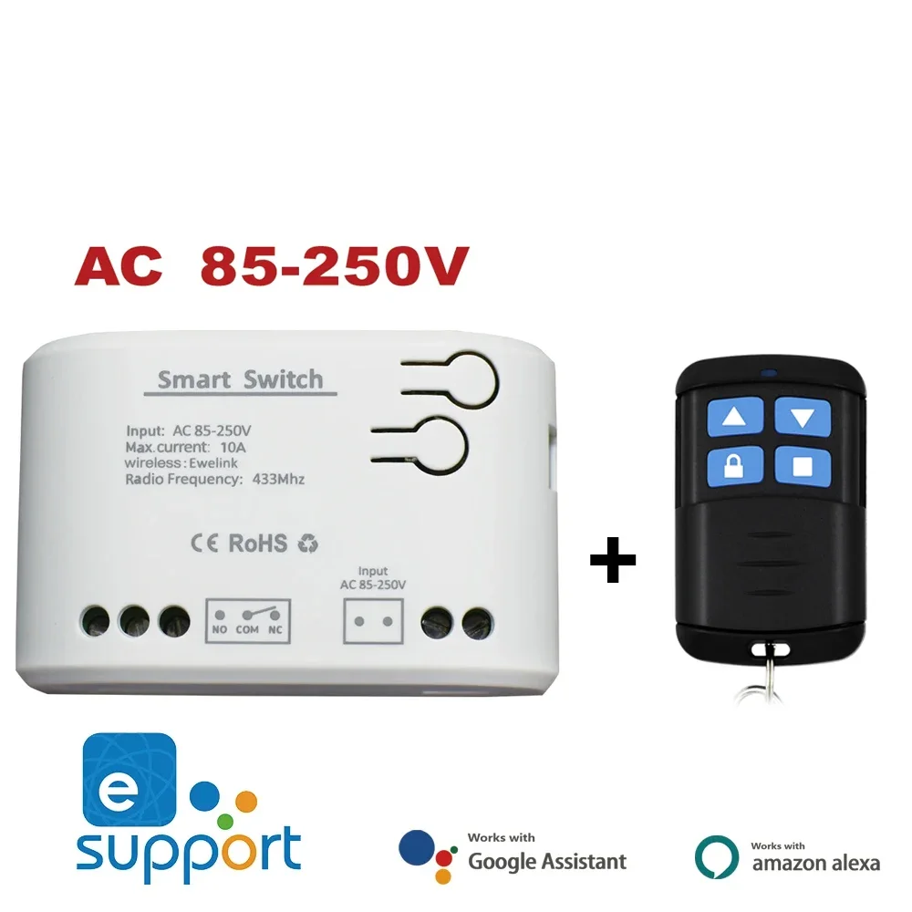 Wi-Fi Smart Garage Door Opener with Voice Control and Remote Access