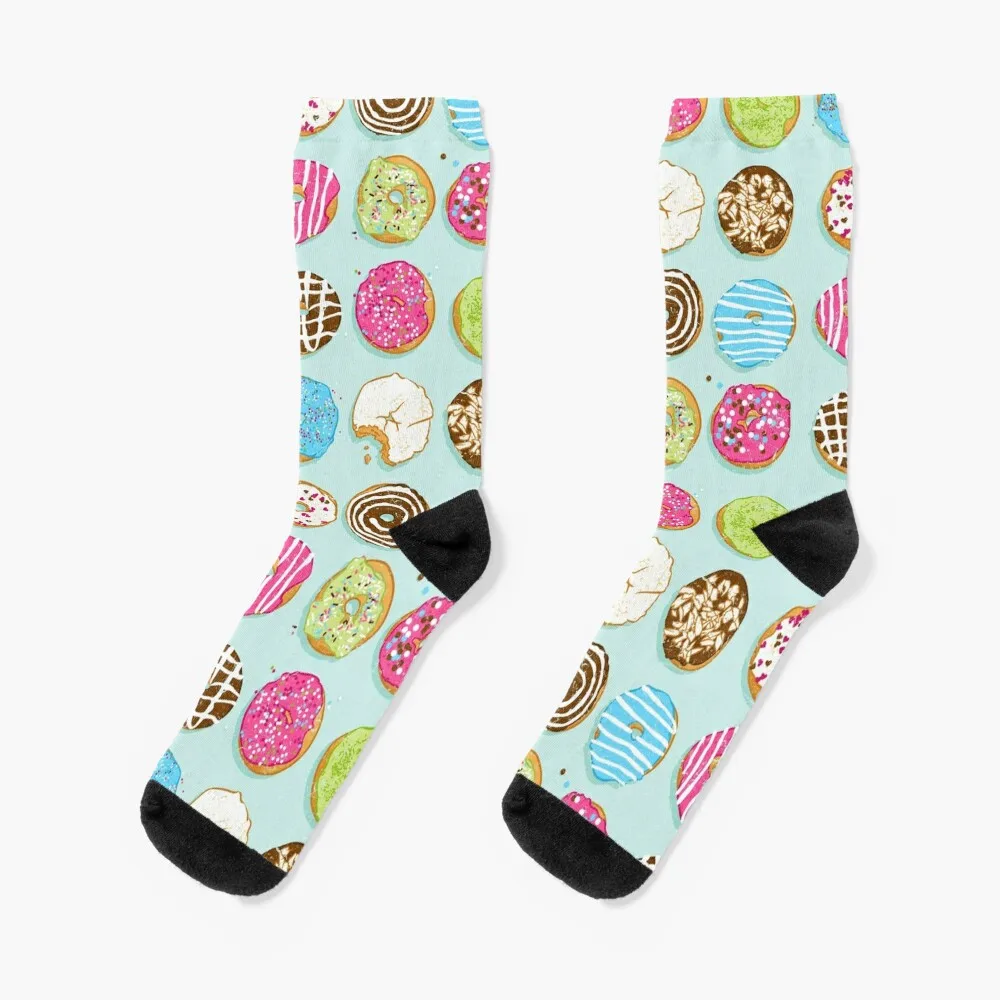 Sweet donuts Socks Non-slip cycling Male Socks Women's