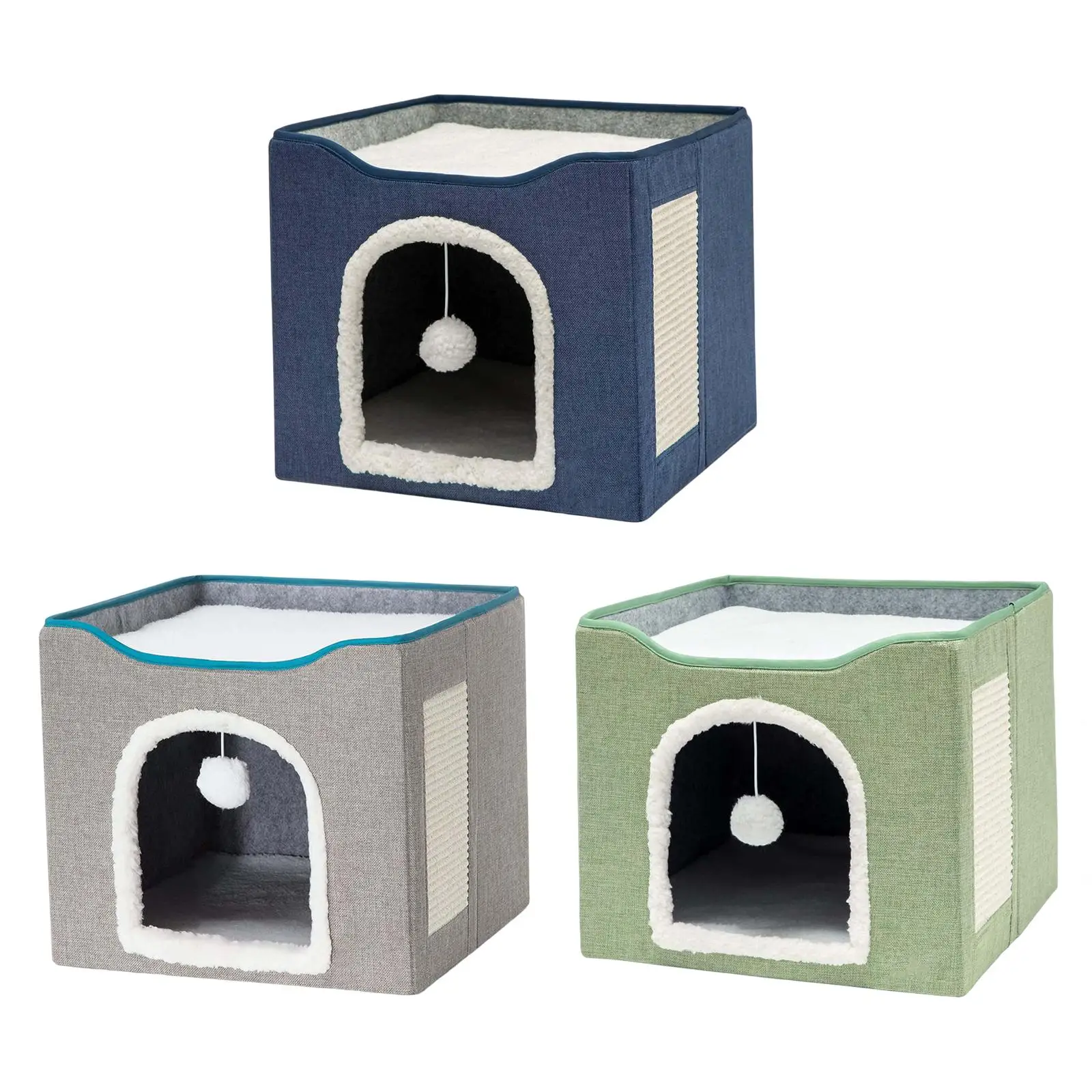 

Cat Bed Interactive Play Toy Grinding Claw for Indoor Outdoor Comfortable