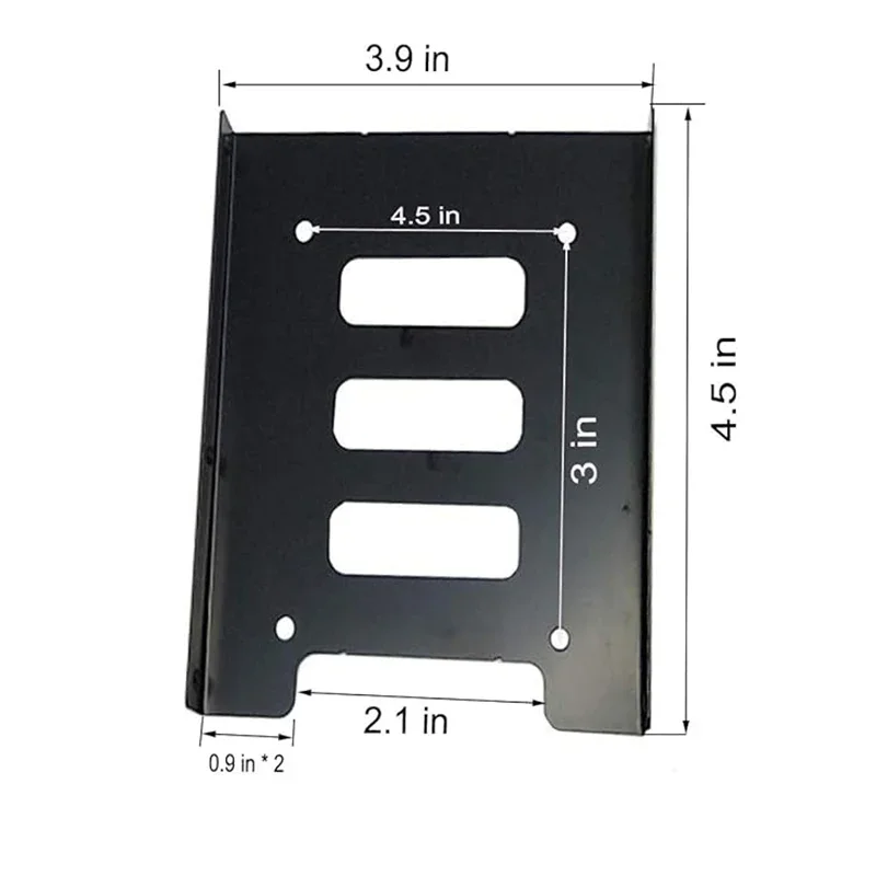 Metal SSD HDD Adapter Bracket for PC Case and Mobile Use