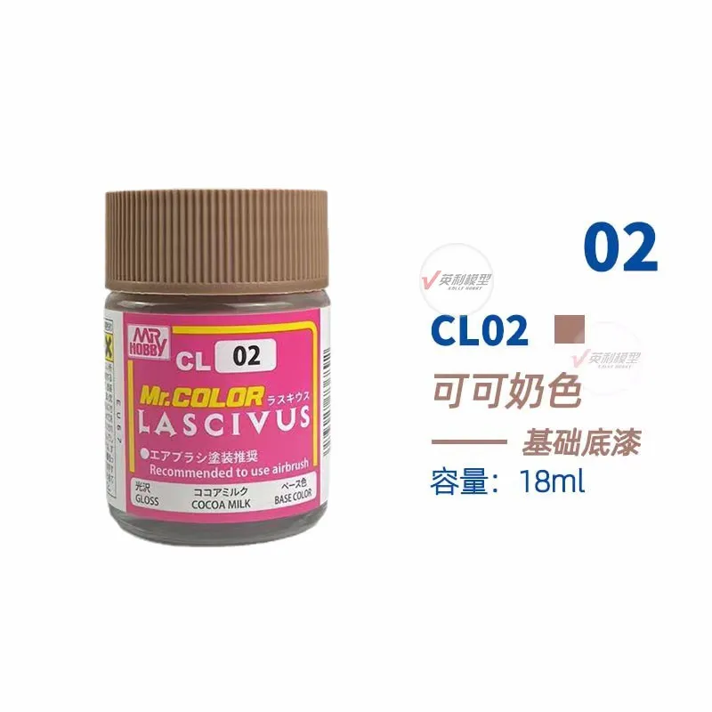 Mr Hobby CL01~09 Model paint Suitable for characters, dolls, skin color Beautiful girl skin 10ml/18ml 11 3