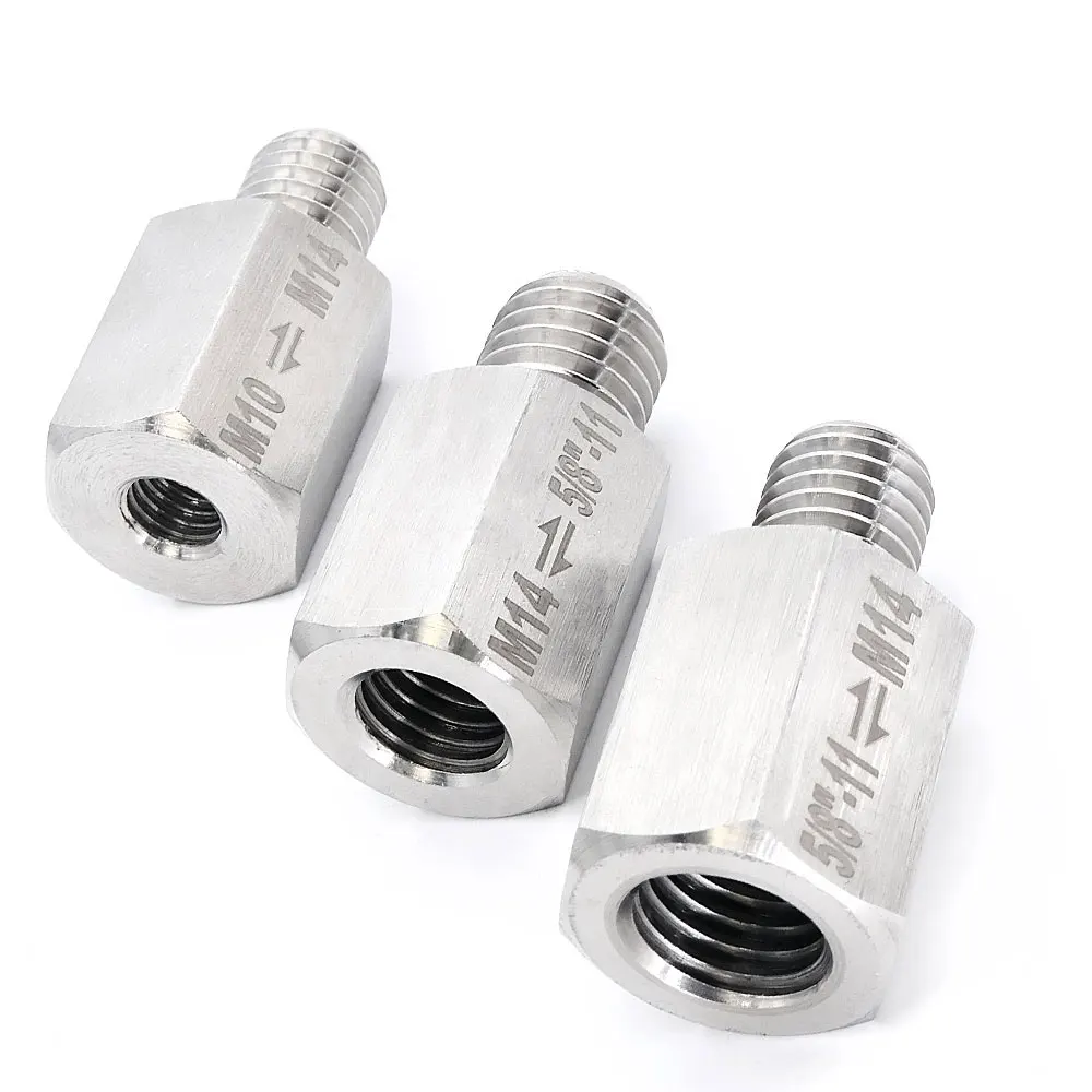 

Adapter for AngIe Grinder PoIisher M14 5/8" Or M10 Thread Change Male To Female Core Bit PoIish Pad DriII Adapter 1 piece