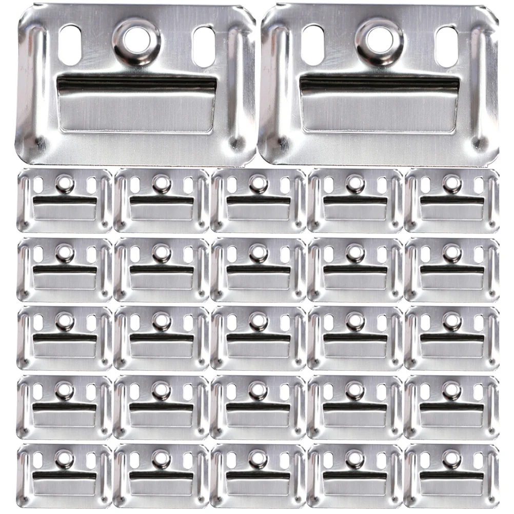 

Wall Buckle Furniture Hardware Panel Clamp Connector Stainless Steel for Integrated Hangers