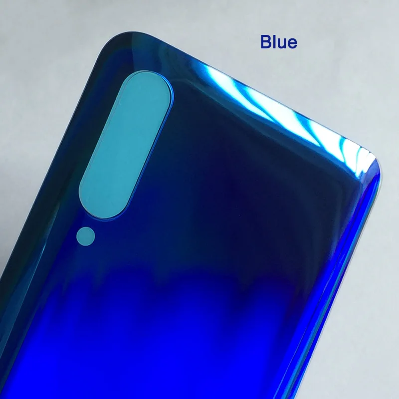 Back Battery Cover phone back cover glass battery cover glass phone back cover For Xiaomi Mi 9 Mi9 Back Battery Cover Replacement-Rear Glass Door Housing Case with Pre-Adhesive