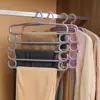 5 Layers Clothes Hangers Trousers Pants Hangers Towel Scarfs Racks Closet Storage Organizers Clothes Storage Organization 1