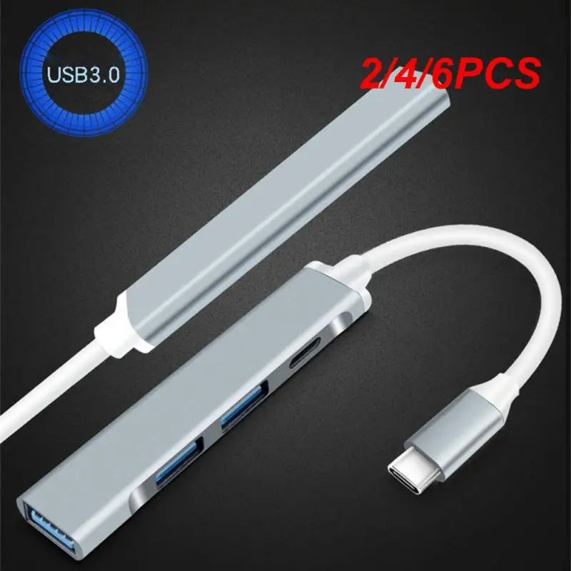 2/4/6 Pz C Hub Usb 3.0 Hub Tipo C Usb Splitter Thunderbolt 3 Usb-C Adattatore Dock Otg Per Macbook 13 15 Air Mi