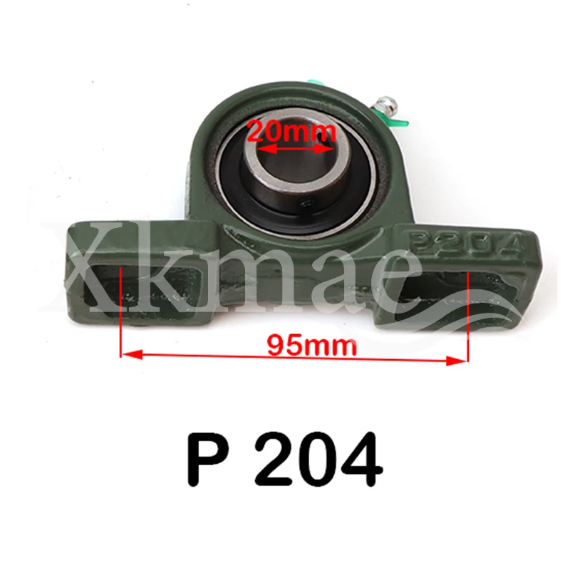 20mm/25mm Mounted Block Cast Housing Self-aligning Pillow Bearing For ATV Buggy Go Kart Electric Quad Bike Rear Axle Parts