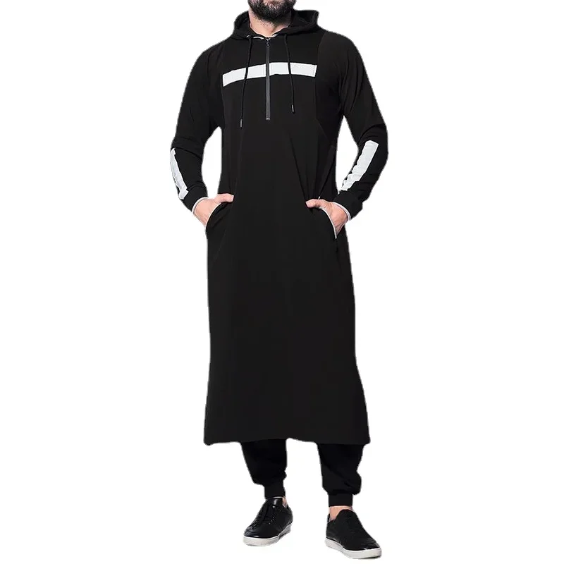 

* Мусульманская мужская одежда Jubba Thobe, Арабская и мусульманская одежда, одежда Саудовской Аравии, абайя, Дубай, свободная блузка, турецкий кафтан, свитшот, женская одежда
