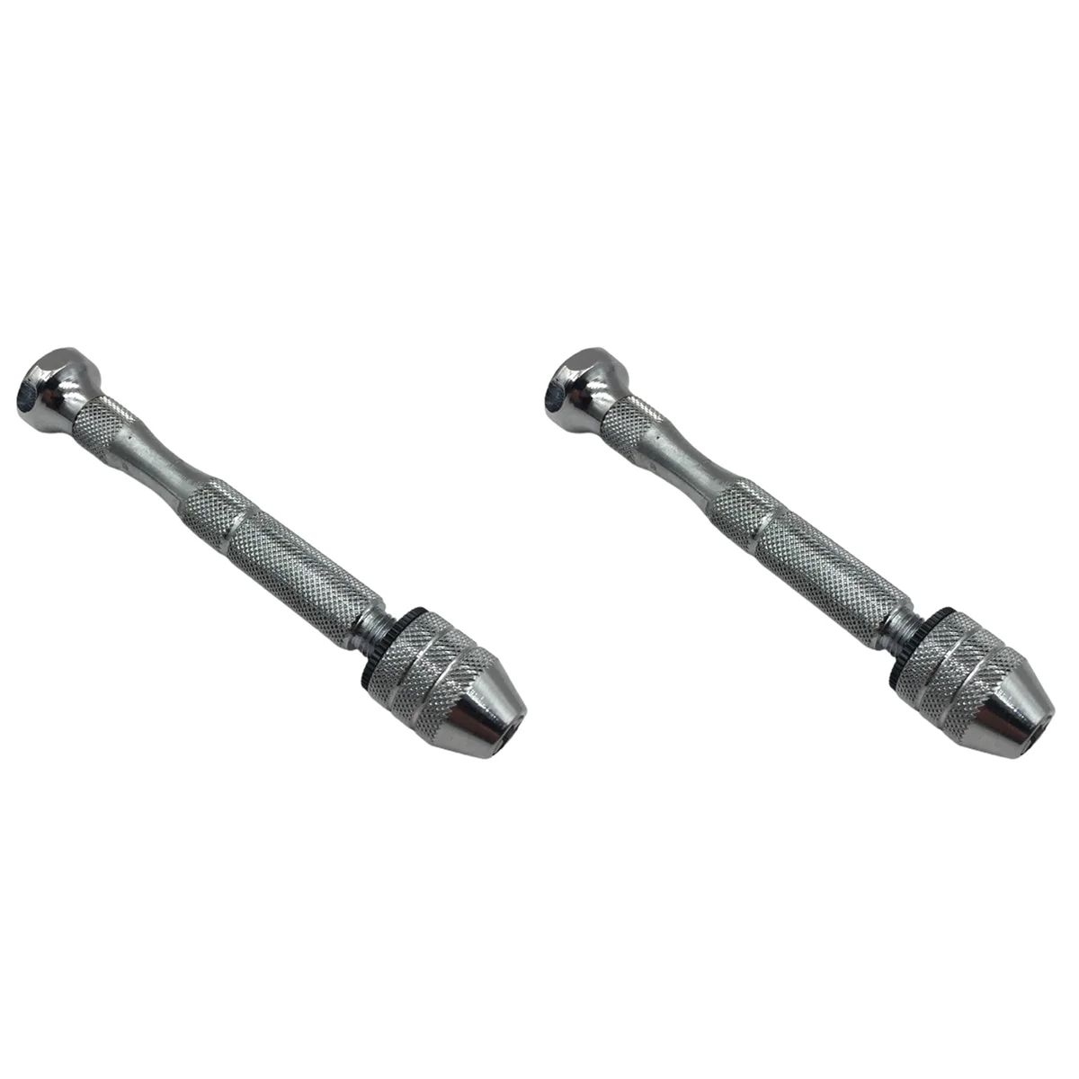 2X In Lega Di Alluminio Perno Rotante Morsa Cacciavite Trapano A Mano Mandrino Orologio Strumento Di Riparazione Orologiaio