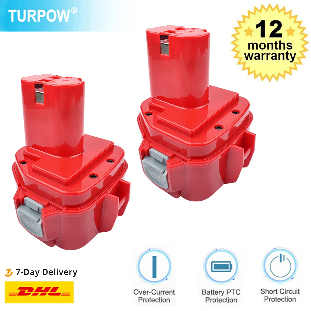 Turpow 3000mAh 12V Rechargeable Battery Makita 12 V PA12 6270D 6271D 6227D Power Tool 6317D 8270D batteries 4331D L50 power tool battery rechargeable lithium batteries rechargeable nickel zinc batteries rechargeable nickel metal hydride batteries