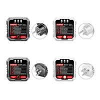 Outlet Tester Advanced Receptacle Tester with Voltage-Display 250V Power Socket Automatic Electric Circuit Polarity- 2