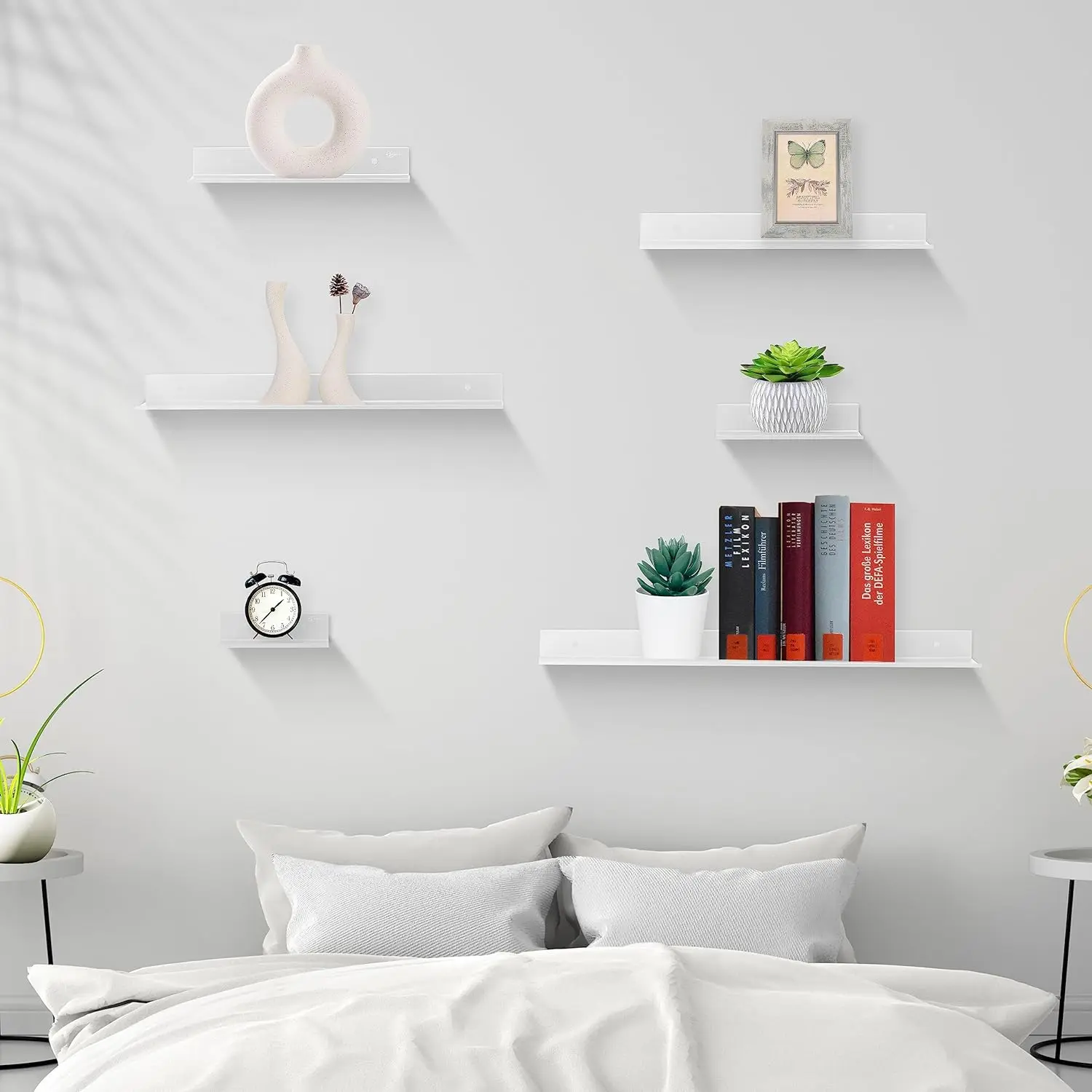 Floating Bathroom Shelves Without Drilling Storage Wall Rack Home Organizer Ledge Hardwares Cabinet Kitchen Toilet Accessories 6