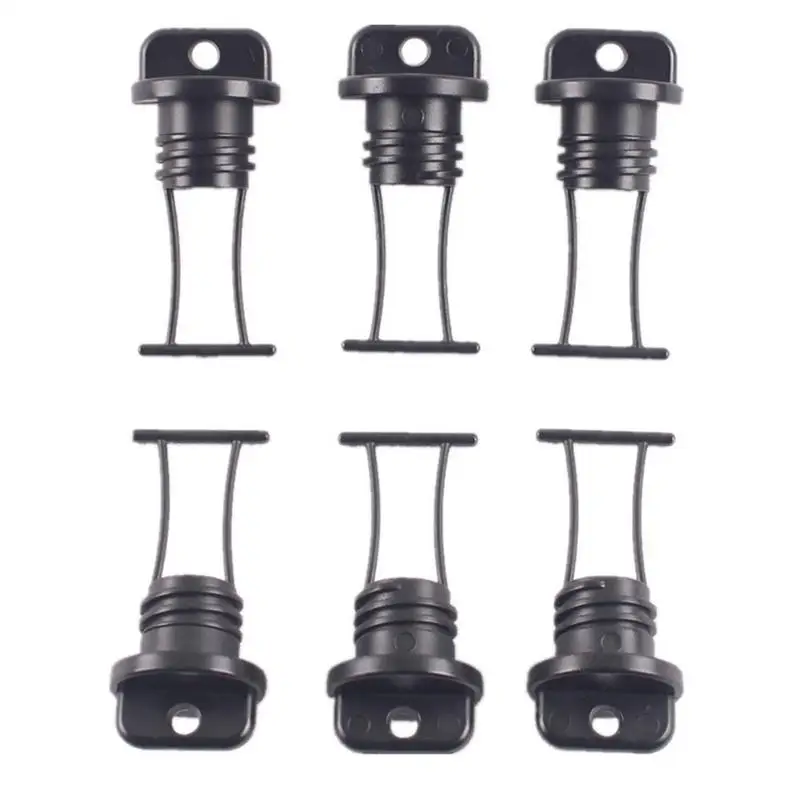Kit 4 Tappi Di Scarico Per Kayak E Barca In Nylon – Neri, Resistenti E Facili Da Installare, Per Fori Di Drenaggio, Accessori Per Sport Acquatici