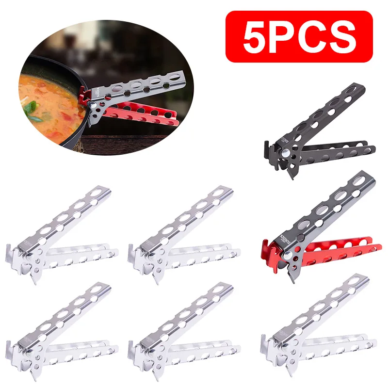 Camping Cookware Handle Holder Clip Pot Pan Spoon Holder Camping