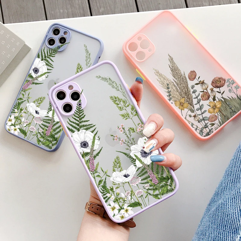 Floral Blossom Phone Case - Elegant Plant Design Back Cover