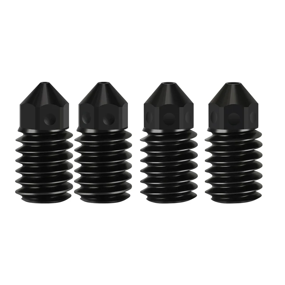 Ugelli In Acciaio Temprato Per Stampante 3D Bambu Lab A1/A1, Set 0.2, 0.4, 0.6 E 0.8 Mm, Con Copertura In Silicone