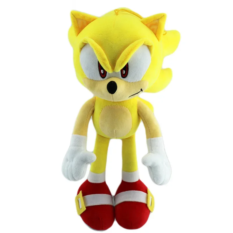 Peluche de Sonic de alta calidad de 33 cm, muñeco de dibujos animados de The Hedgehog, Tails Shadow, peluche suave de Anime, regalo de cumpleaños y Navidad para niños