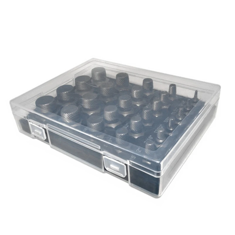 

25PCS Precisely Machined Screw Extractor Set, Damaged-Bolt Extractor Set for Mechanics, Artists, Amateurs Tools Drop Shipping