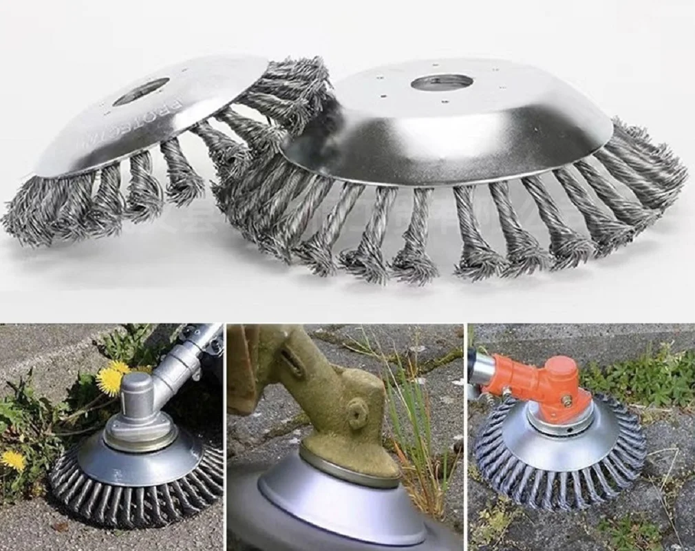 6-8-Inch-Steel-Wire-Wheel-Garden-Grass-Remover-Weed-Grass-Trimmer-Head ...